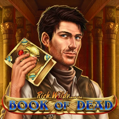 Book of Dead Egyptian-themed pokie tile at Playamo Australia