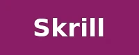 Skrill accepted e-wallet payment method logo at Playamo