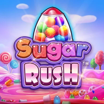 Sugar Rush cluster-pays pokie tile in the Playamo game lobby